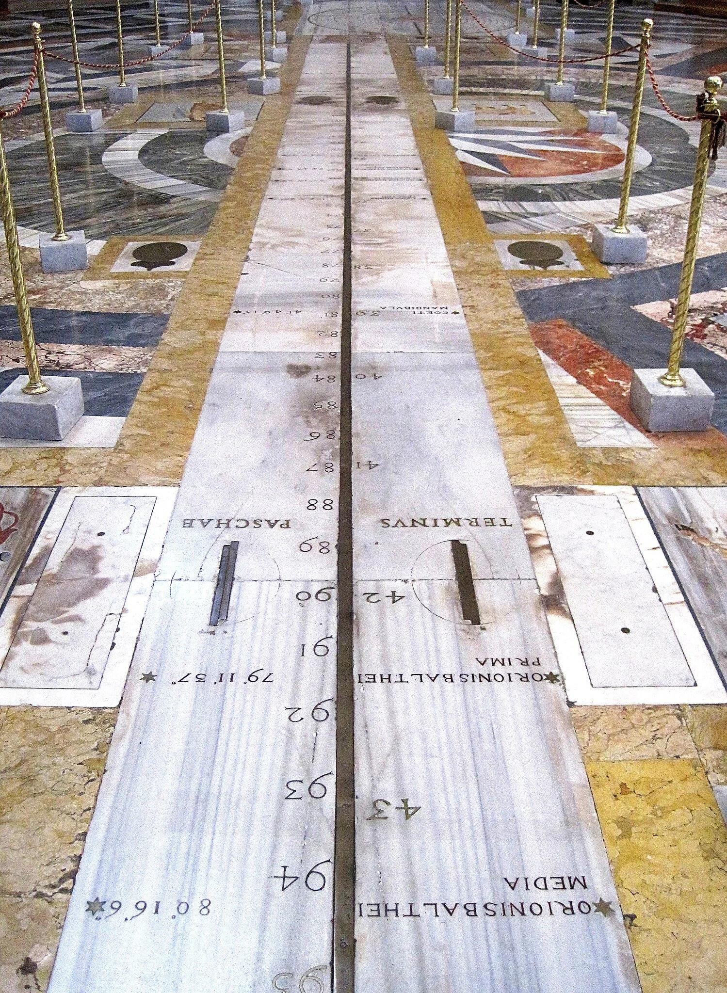 비안키니의 자오선 (Meridian Line)